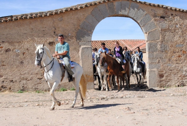 Saliendo de la finca